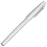 Ручка з гнучким наконечником Pentel Brush Sign Pen Tip (світло-сіра)