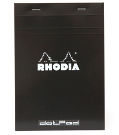 Купити Блокнот Rhodia DotPad №16 в крапку (А5, чорний) в інтернет магазині в Києві: ціни, доставка - інтернет магазин Д.Магазин
