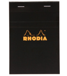 Блокнот Rhodia Pad №13 в клетку (A6, черный)