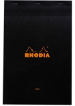 Блокнот Rhodia №19 в клітинку (А4 +, чорний)