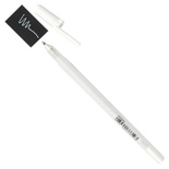 Белая гелевая ручка Sakura Gelly Roll Medium 08 (0,4 мм)