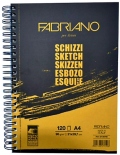 Скетчбук Schizzi Sketch Fabriano A4 (на спіралі)