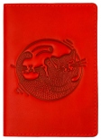 Обкладинка на паспорт Turtle Котики (червона)