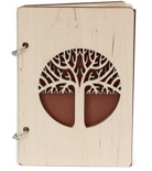Декоративный деревянный блокнот 