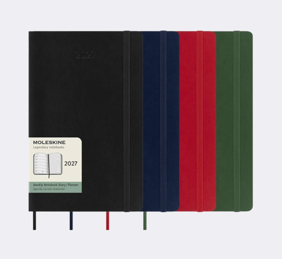 Щоденники та планувальники Moleskine 2027: формати, розмітки та як вибрати свій