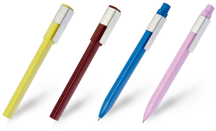Авторучка Moleskine Click Pen 0,1 и роллерная ручка Moleskine Roller pen 0,7