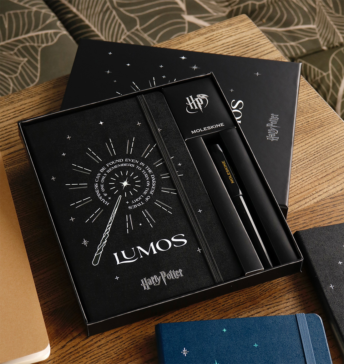 Блокноти та набір з колекції Moleskine Harry Potter Lumos