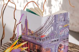 Блокнот Moleskine I am New York (тканинна обкладинка, середній, в лінію)
