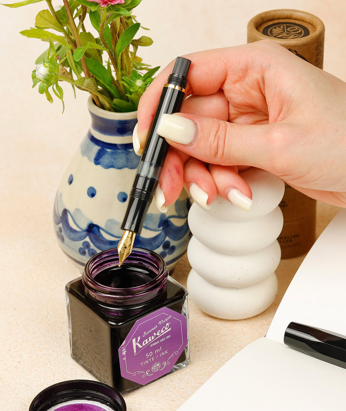 Заправка Kaweco Piston Sport чорнилами Kaweco з пляшечки