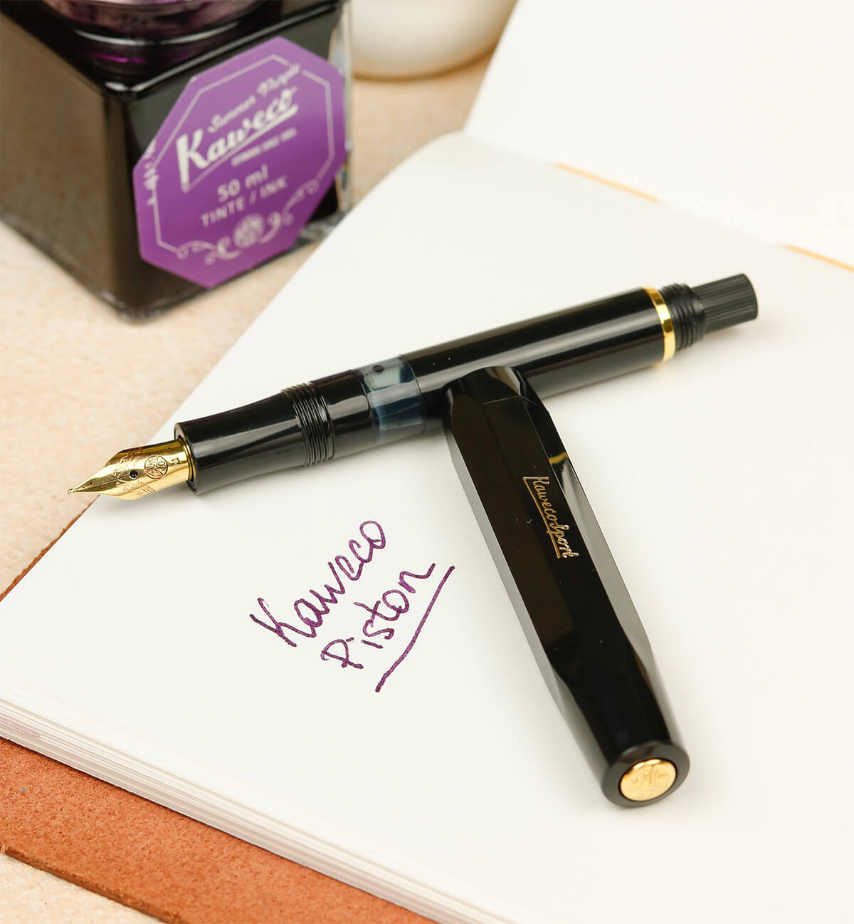 Заправка Kaweco Piston Sport чорнилами Kaweco з пляшечки