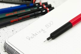 Rotring 500 у руці — ергономічний баланс і насічки на грипі