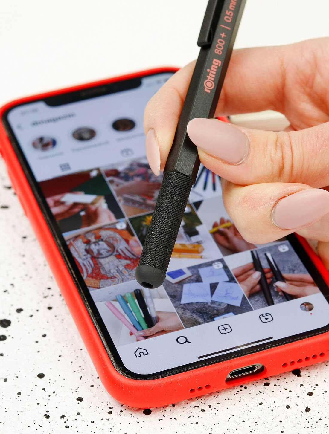 Rotring 800+ зі стилусом — олівець для паперу й сенсорного екрана