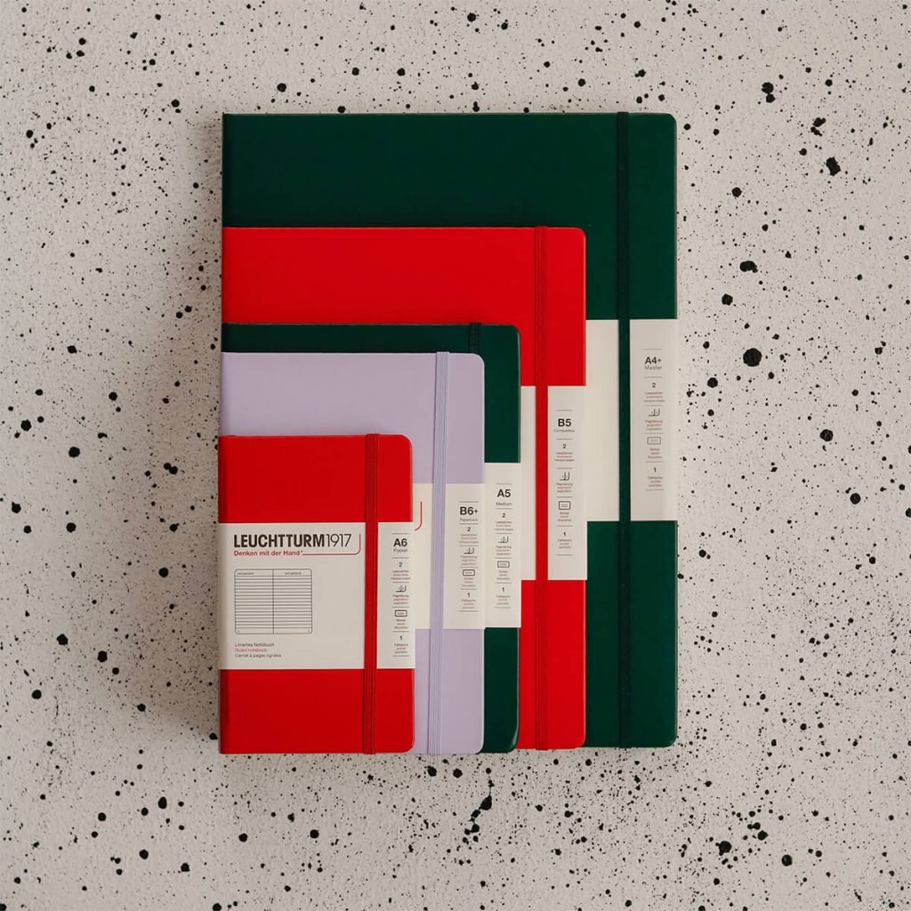Блокноти Leuchtturm1917 різних форматів і кольорів