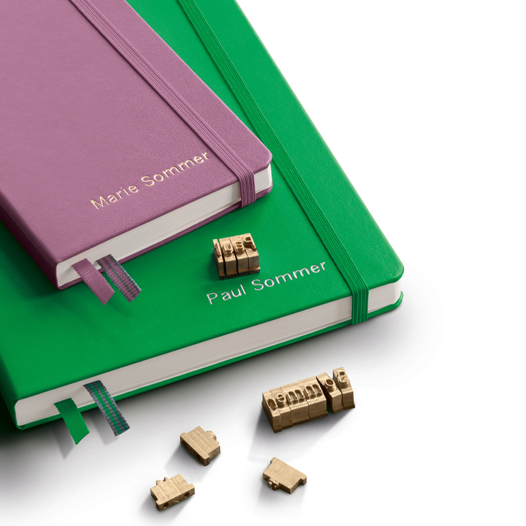 Нанесення ініціалів на блокнот Leuchtturm1917 + Кліше з літерами