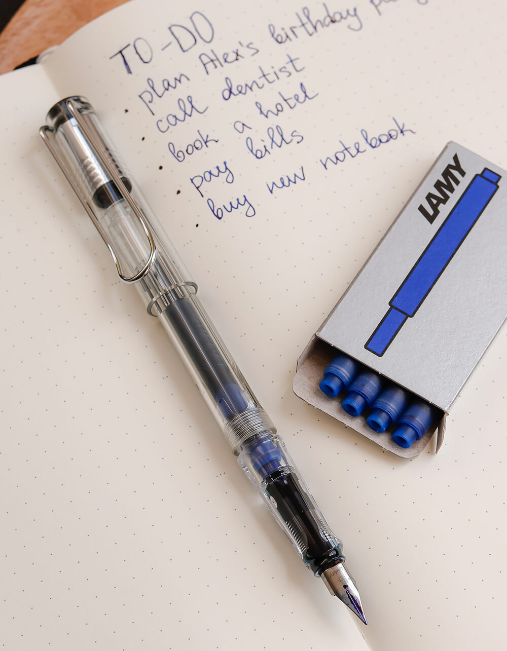 Ручка Lamy з картриджами