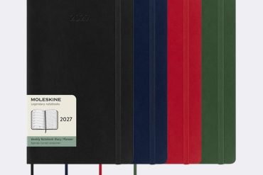 Планувальники Moleskine 2027 у різних форматах і кольорах