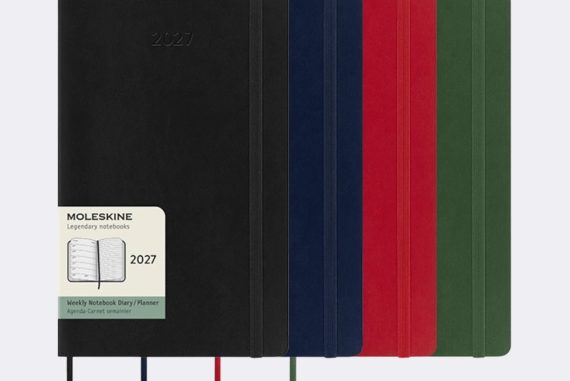 Планувальники Moleskine 2027 у різних форматах і кольорах