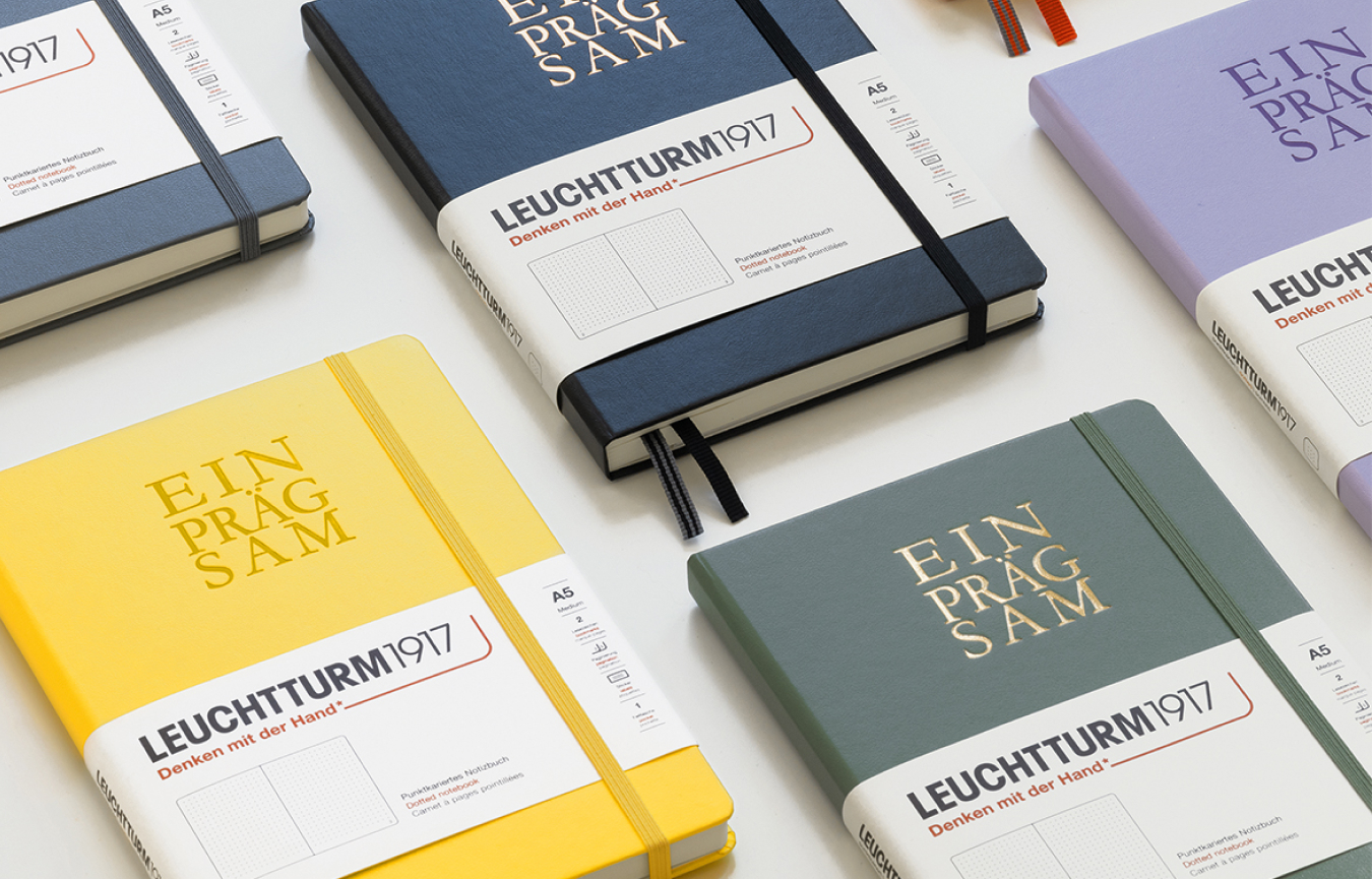 Тиснення логотипу на блокнотах Leuchtturm1917