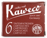 Набір картриджів для чорнильних ручок Kaweco (червоного кольору, 6 шт.)