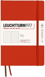Купить Блокнот Leuchtturm1917 Natural Colours в точку (средний, мягкая обложка, лисий красный) в интернет магазине в Киеве: цены, доставка - интернет магазин Д.Магазин