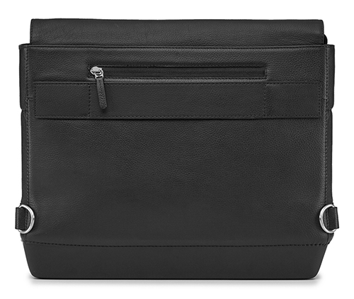 moleskine classic leather slim messenger bag