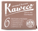 Набір картриджів для чорнильних ручок Kaweco (коричнево-карамельного кольору, 6 шт.)