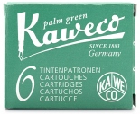 Набор картриджей для чернильных ручек Kaweco (зеленого цвета, 6 шт.)