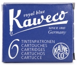 Набір картриджів для чорнильних ручок Kaweco (королівського синього кольору, 6 шт.)
