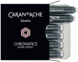Набір чорнильних картриджів Caran d'Ache Chromatics (6 штук, фіолетові)