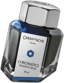 Купить Чернила Caran d'Ache Chromatics INKredible Colors Magnetic Blue (50 мл, темно-синие) в интернет магазине в Киеве: цены, доставка - интернет магазин Д.Магазин