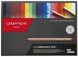 Набір водостійких олівців Caran d'Ache Luminance 6901 (20 кольорів)