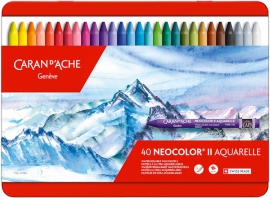 Купить Набор акварельной восковой пастели Caran d'Ache Neocolor II (40 цветов) в интернет магазине в Киеве: цены, доставка - интернет магазин Д.Магазин