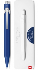 Купить Ручка-роллер Caran d'Ache 849 (синяя) + бокс в интернет магазине в Киеве: цены, доставка - интернет магазин Д.Магазин