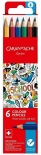 Набір акварельних олівців Caran d'Ache School Line (6 кольорів, картонний бокс)