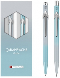 Купить Набор Caran d'Ache Blue Lagoon (шариковая ручка 849 + механический карандаш 844) в интернет магазине в Киеве: цены, доставка - интернет магазин Д.Магазин