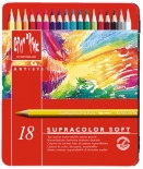 Набор акварельных карандашей Caran d'Ache Supracolor (18 цветов)