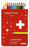 Набор водостойких карандашей Caran d'Ache Swisscolor (12 цветов)