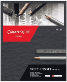 Купить Набор Caran d'Ache Artist Sketching (14 инструментов) в интернет магазине в Киеве: цены, доставка - интернет магазин Д.Магазин