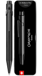 Ручка Caran d'Ache 849 XL Black Code з чорним стрижнем + бокс