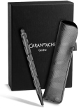 Набір Caran d'Ache Ecridor Black Edition (кулькова ручка + шкіряний чохол + бокс)