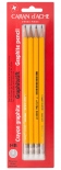 Набор графитных карандашей Caran d'Ache Graphite HB с ластиком (4 штуки)