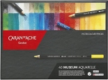 Набір акварельних олівців Caran d'Ache Museum Aquarelle (40 кольорів)