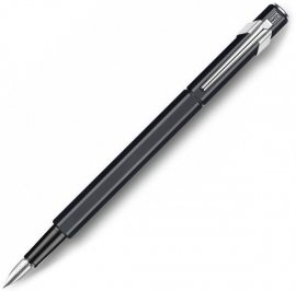 Купить Перьевая ручка Caran d'Ache 849 Metal F (черная) + бокс в интернет магазине в Киеве: цены, доставка - интернет магазин Д.Магазин