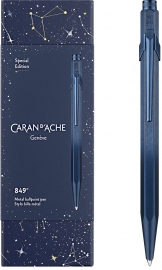 Купить Ручка Caran d'Ache 849 Cosmic Blue (синяя) + box в интернет магазине в Киеве: цены, доставка - интернет магазин Д.Магазин