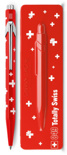 Ручка Caran d'Ache 849 Totally Swiss (швейцарський прапор) + бокс