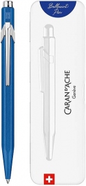 Купить Ручка Caran d'Ache 849 Colormat-X (синяя) + бокс в интернет магазине в Киеве: цены, доставка - интернет магазин Д.Магазин