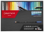 Набір акварельних олівців Caran d'Ache Museum Aquarelle Marina (20 кольорів)