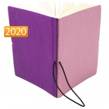 Большой еженедельник Ciak Duo на 2020 год (15 x 21 см, Фиолетовый/Сиреневый)