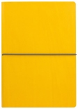 Блокнот Ciak Classic Grey в крапку (великий, жовтий)