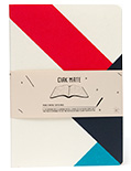 Блокнот Ciak Mate Visual в крапку А5 (білий з червоним та синім)